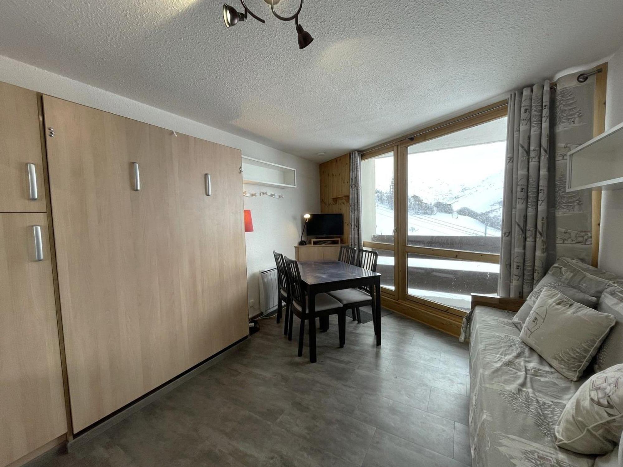 Studio 3 Pers. Avec Balcon Sud, Acces Pistes, Quartier Preyerand, Les Menuires - Fr-1-452-386 Leilighet Saint-Martin-de-Belleville Eksteriør bilde